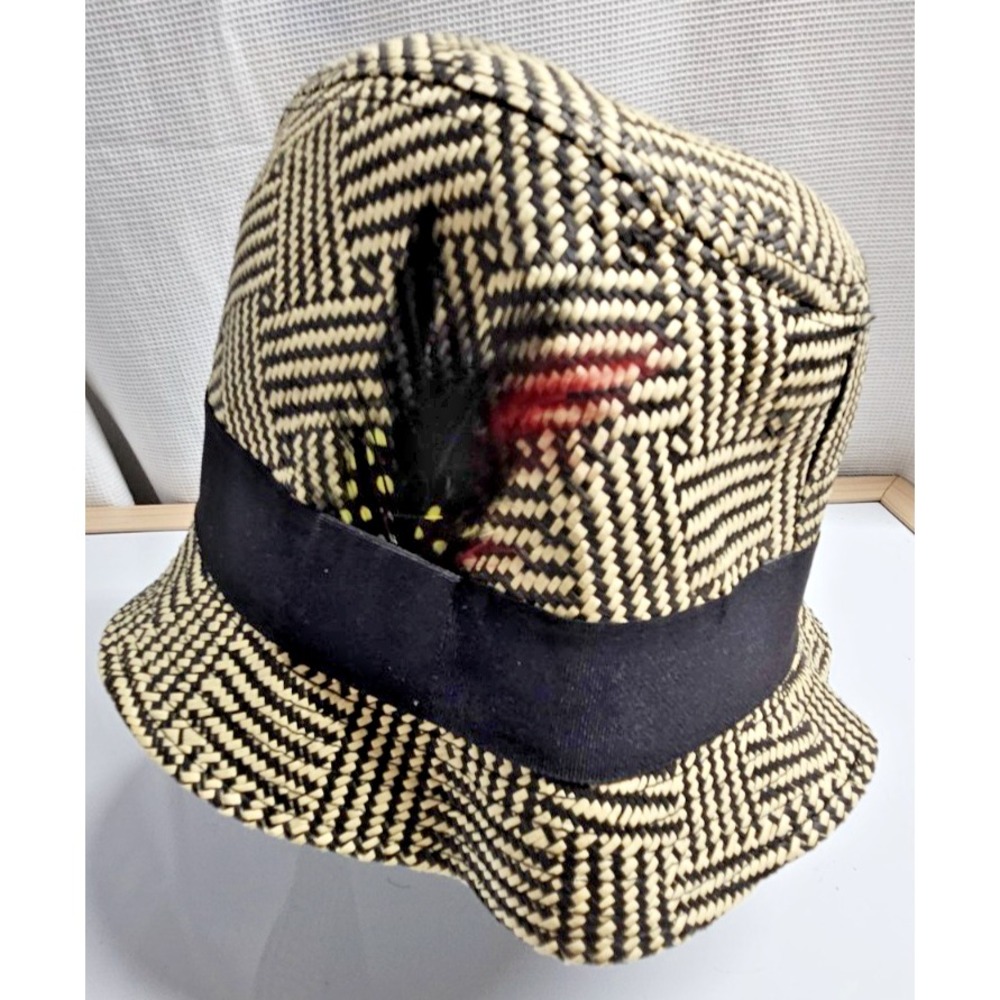 San‎ Diego Hat Co.,Men's one size Trilby hat with feathers 100% paper